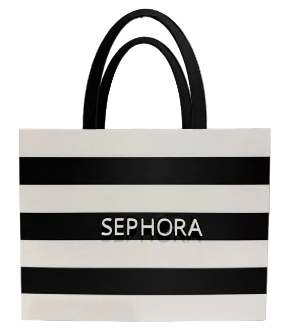 MEDIUM Sephora Striped W/Handles 3D-print bag